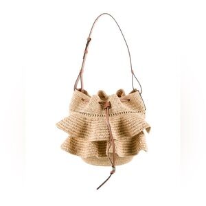 LOEWE Paula Ibiza Raffia Balloon Bag